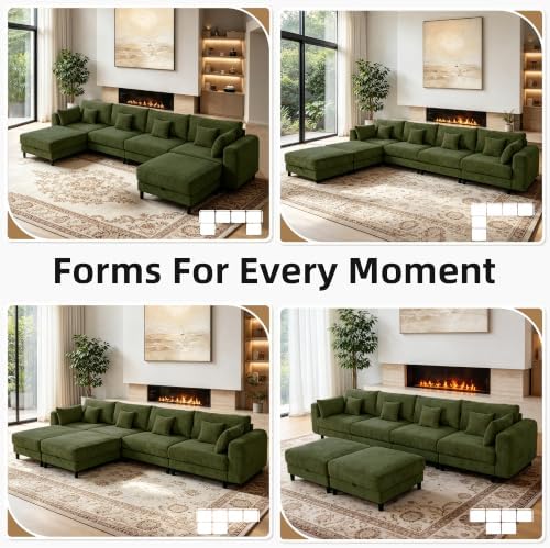 80.8" Cloud Sofa Loveseat, Modular Couch - Image 6