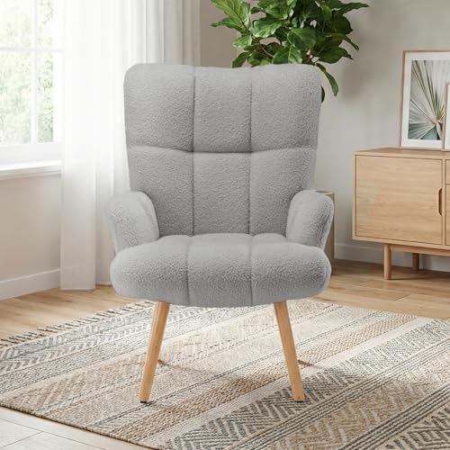 Joysoul Modern Accent Chair, High Back Arm Chair - Image 4