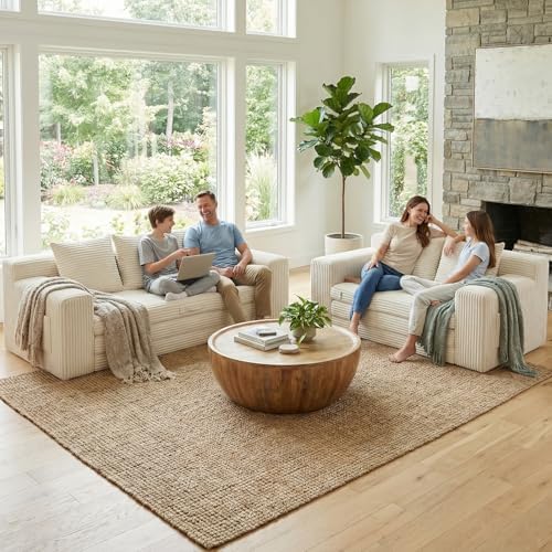 Boneless Couch, Boneless Loveseat Sleeper Sofa Bed – 3-in-1 Convertible Couch - Image 2