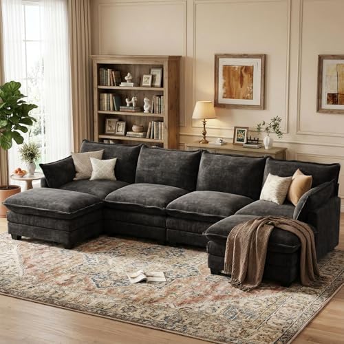 U Shaped Modular Sectional Couch, Comfy Sofa by Unknown