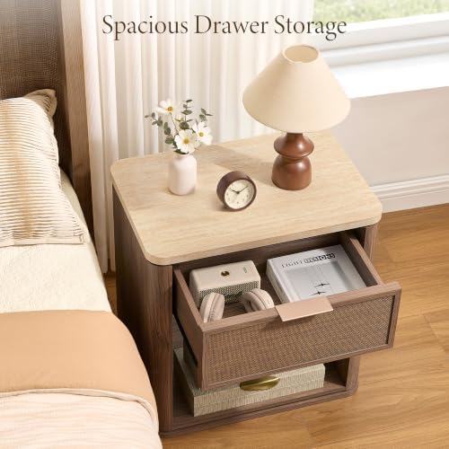 Night Stand, Rattan Nightstand - Image 4
