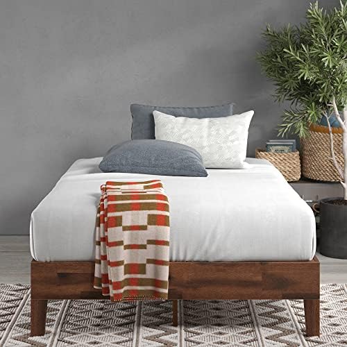 Zinus Marissa Deluxe Wood Platform Bed Frame, No Box Spring Needed, Wood Slat - Image 6
