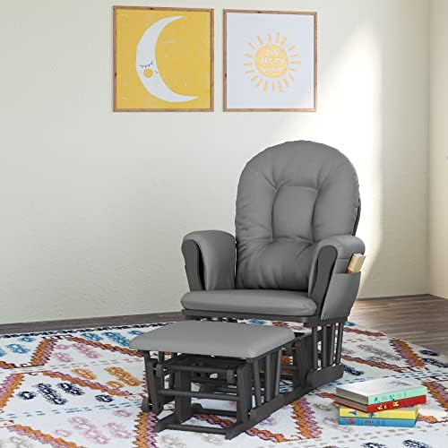 Storkcraft Premium Hoop Glider & Ottoman - Image 3