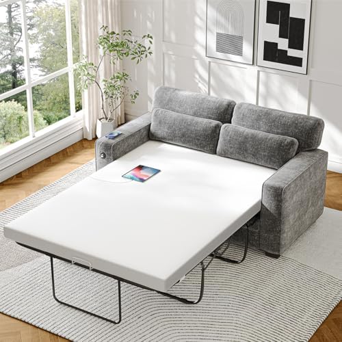 Marsail Pull Out Sofa Bed, Full Size Sleeper Sofa - Image 2
