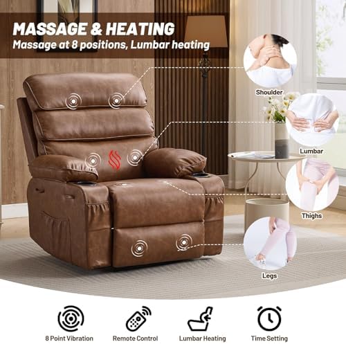 Garvee Extra Wide Massage Recliner Chair - Image 3