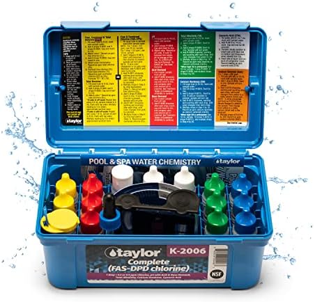 Taylor Pool Water Test Kit, Complete Swimming Pool Water Test Kit, by Taylor