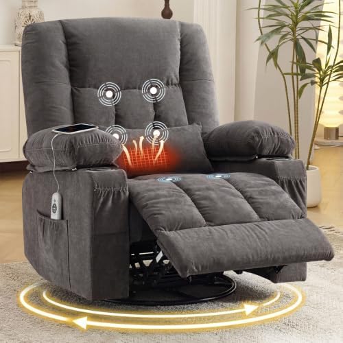 Swivel Rocker Recliner Chair by Bosmiller