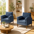 Accent Chairs Set of 2, Modern Upholstered Corner Chair by Unknown
