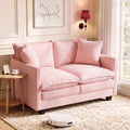 Loveseat Sofa, Soft Chenille Cloud‑Cushion Small‑Space Couch by Unknown
