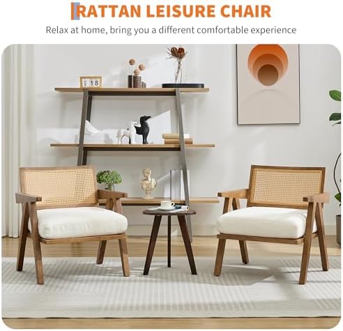 GarveeHome Mid-Century Farmhouse Accent Chair - Image 6