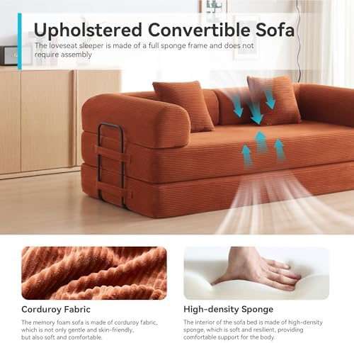 79" Convertible Sofa Bed, Boneless Couch - Image 6