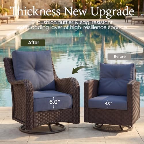 LayinSun 7 Piece Wicker Outdoor Furniture Set - Image 4