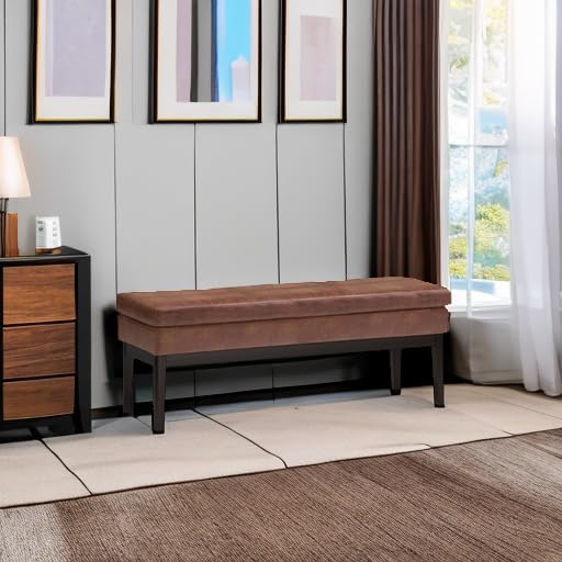 SIMPLIHOME Carlson Ottoman Bench - Image 6