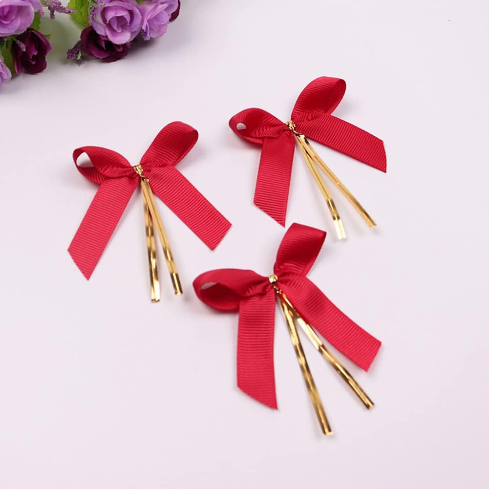 LIUYAXI 1/2" X 50 Yards Solid Red Grosgrain Ribbon, Perfect for Crafts, Wedding Decor, DIY Hair Accessories, Sewing, Christmas Gift Package Wrapping and More