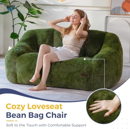 MAXYOYO Bean Bag Chair, Comfy Bean Bag Sofa - Image 5