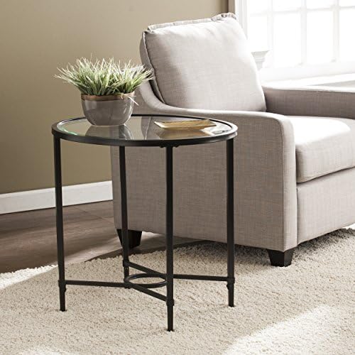 SEI Furniture - Quinton Oval Side Table - Transitional Design - Image 2