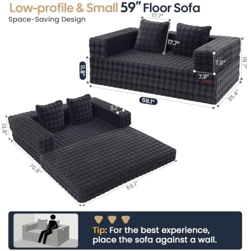 COMAX Boneless Futon Sofa Bed - Image 2
