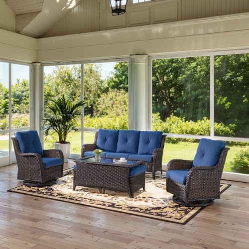 Belord Wicker Outdoor Furniture Patio Furniture Set - Image 3