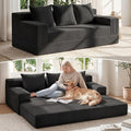 79" Convertible Sofa Bed, 2-in-1 Oversized Boneless Couch by ZIYDILY