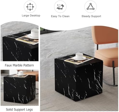 Side Table, End Table Living Room Table, Modern Side Table Sofa Couch Tables - Image 3