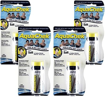AquaChek 561141-04 Salt Swimming Pool Test Strips by Aquachek