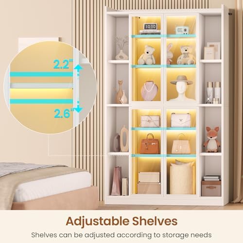 SEDETA 71" Tall 6-Tier Display Cabinet - Image 5