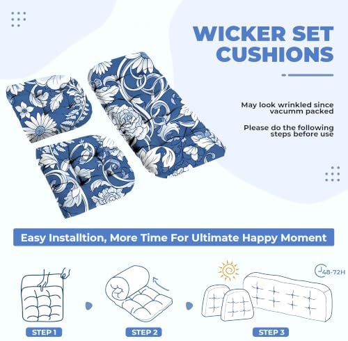 DANGHOOGY Wicker Chair Cushions - Image 2