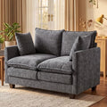 KYJ Loveseat Sofa, Cloud Love Seat Couch 3 Layer Cushion by KYJ