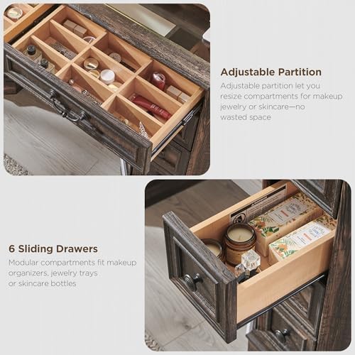 T4TREAM 48" Farmhouse Vanity Desk - Image 5