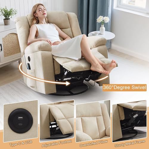 Korser Rocker Recliner, Glider Recliner Chairs - Image 5