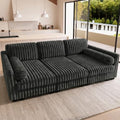 Belffin Plush Corduory Sectional Sleeper Sofa by Belffin