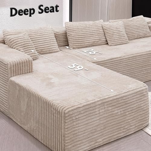 Boneless Couch Modular Sectional Sofa Cloud Couch - Image 6