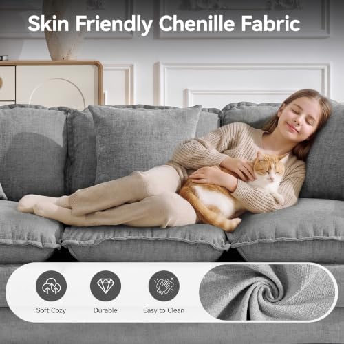 72'' Cloud 3 Seater Couch, Cloud Sofa - Image 6