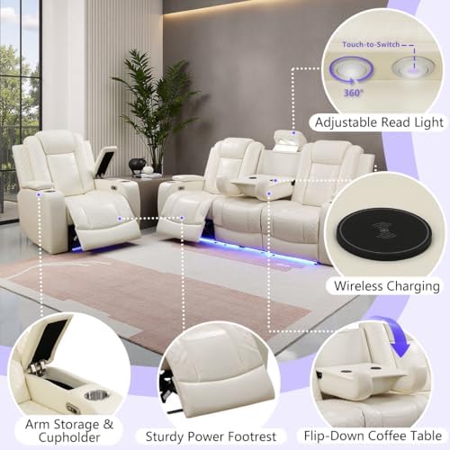 Power Theater Recliner Sofa Couch - Image 5