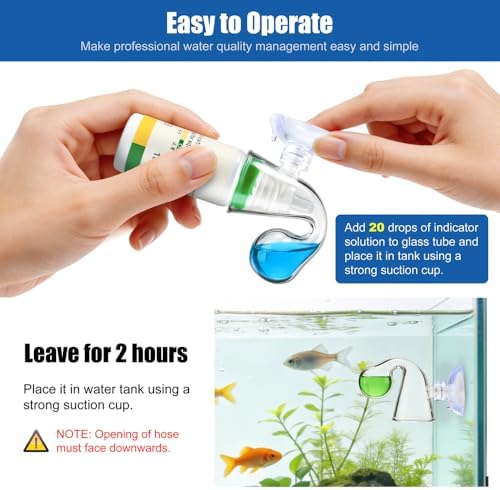 CO2 Glass Drop Checker Aquatic CO2 Test Monitor Kit - Image 4
