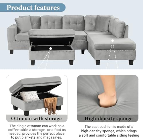 Merax Modern Sectional Sofa - Image 6