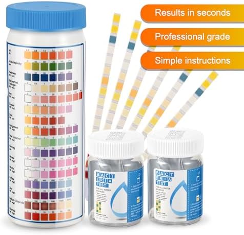 AAwipes Drinking Water Test Strips 17-in-1 100 Strips + 2 Bacteria Tester Kits - Image 2