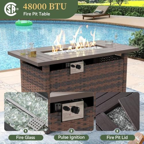 Aoxun 8 Piece Patio Furniture Set - Image 2