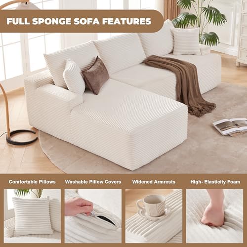 Mangodan Cloud Sectional Sofa, Boneless Couch - Image 6