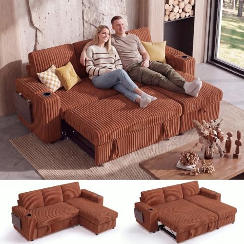 WEUP 86" Modular Sectional Sleeper Sofa by Unknown