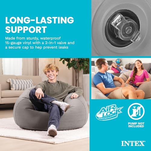 INTEX Beanless Bag Inflatable Lounge Chair - Image 6