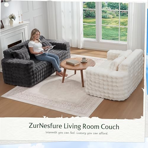 ZurNesfure Sofa Couch Loveseat Boneless Sofa - Image 6