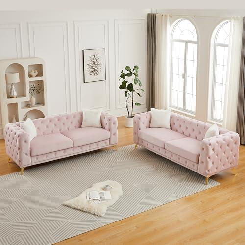 KEIKI 2-Piece Luxury Chesterfield Sofa Set - Image 3