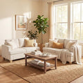 YOUDENOVA 2 Piece Set Comfy Sofa Couch, Loveseat Sofa * 2 by YOUDENOVA