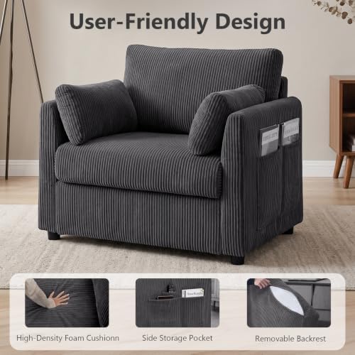 38" Oversized Accent Chair - Image 3