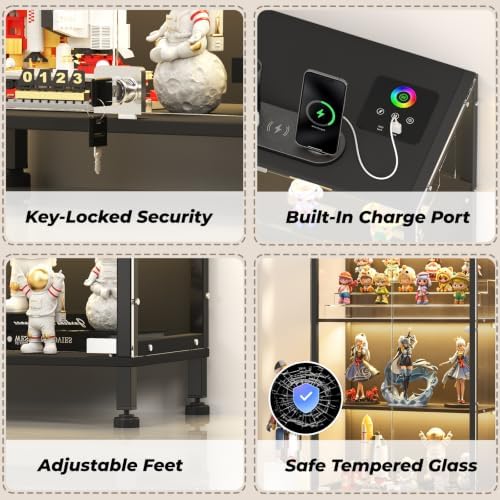 VersionTECH. 3-Tier Display Cabinet - Image 6