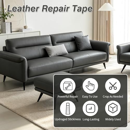 BSZHTECH Self Adhesive Leather Repair Patch Tape - Image 2