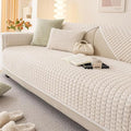 Soft Velvet Fuzzy Couch Covers Washable by TIANXINBAOBEI