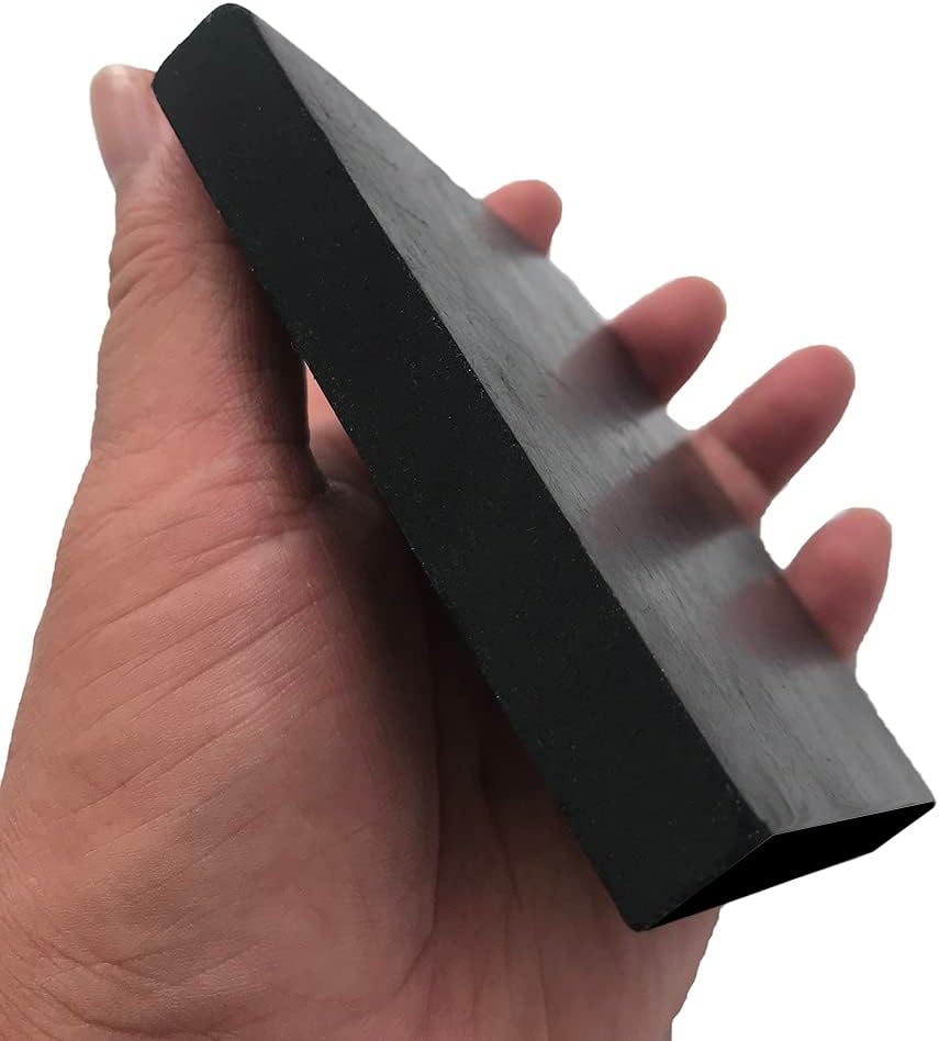 MIKMAYTOO Rubber Bench Block Jeweler's Rubber Bench Block Rubber Stamping Block for Hammering, Shaping, Chasing, Flattening Metals (100 * 100 * 15mm)