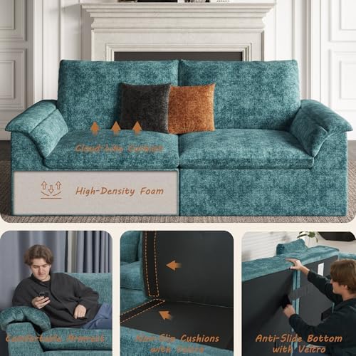 EASE MOOSE 147" Cloud Sofa Bed, Boneless Couches - Image 5